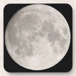 Porta-copo Superlua no céu negro