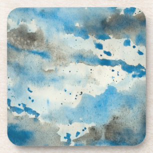 Porta-copo suporte de água abstrato aquarela
