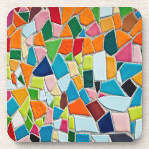 Porta-copo suporte de azulejos mosaico