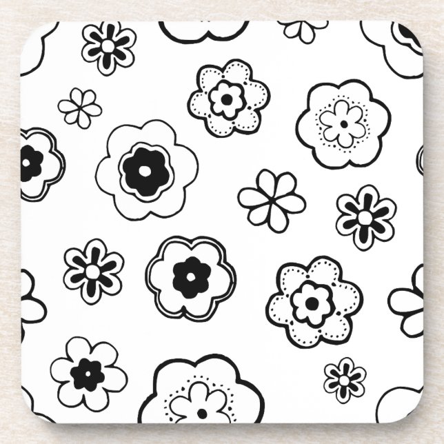 Porta-copo suporte de flores de desenho animado (Frente)