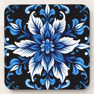 Porta-copo suporte de mandala de safira