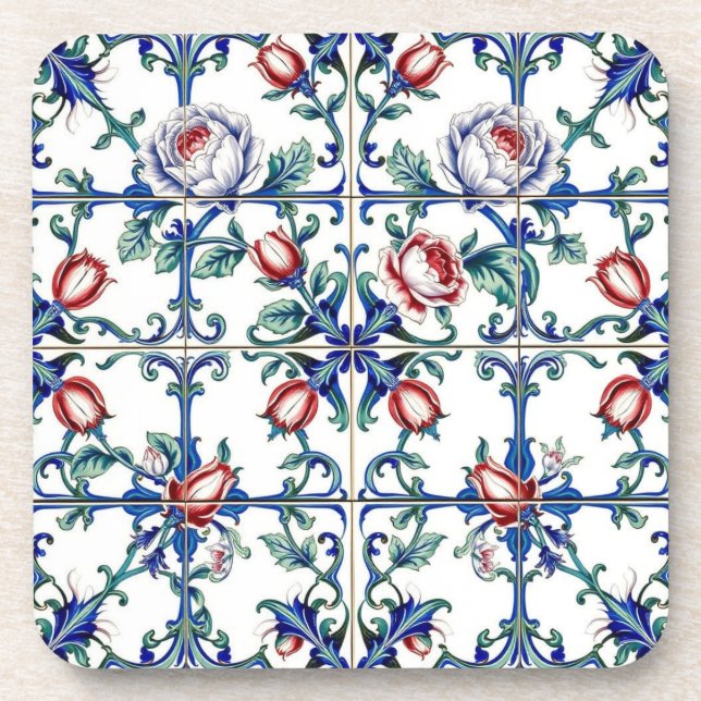 Porta-copo suporte de rosas da primavera (Frente)
