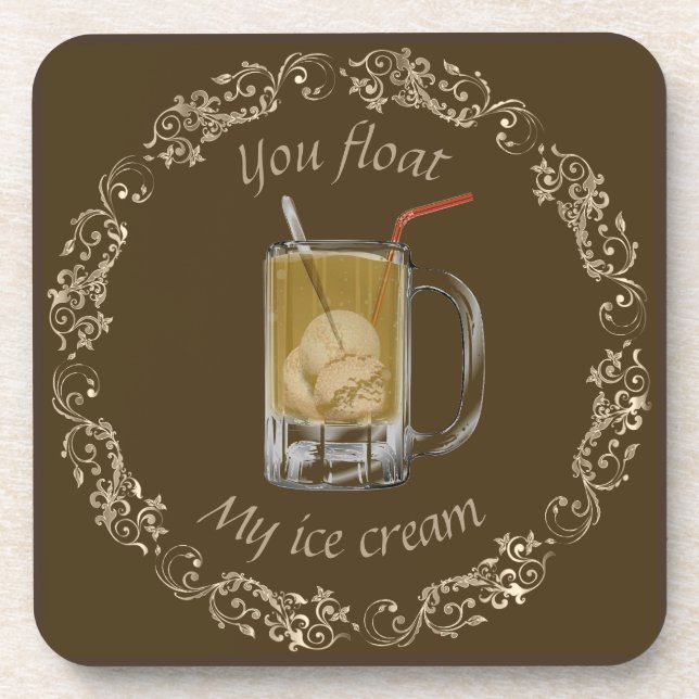 Porta-copo Suporte para root beer float (Frente)