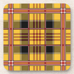 Porta-copo suporte xadrez amarelo