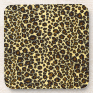 Porta-copo Suportes com Estampa de Leopardo