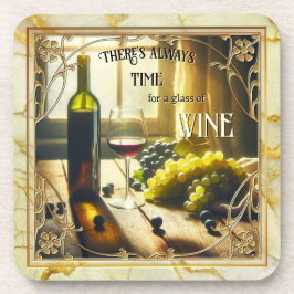 Porta-copo Suportes para vinho tinto Art Deco vintage