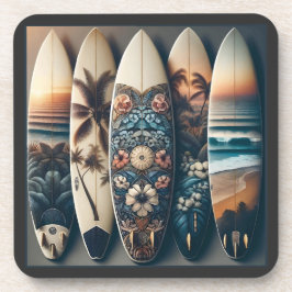 Porta-copo Surfboards pintadas no Havaí