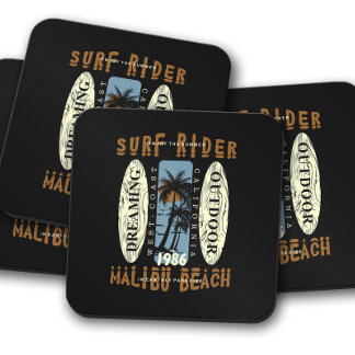Porta-copo Surfrider Malibu Beach | Conjunto de Portas copos 