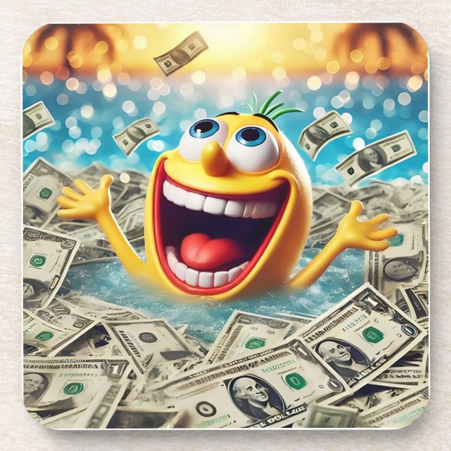 Porta-copo swimming in money (Frente)