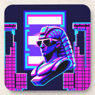 Porta-copo Synthwave Pharaoh