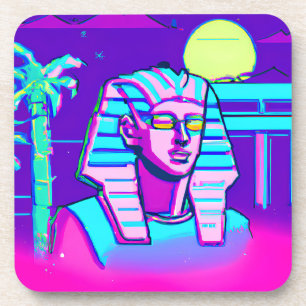 Porta-copo Synthwave Pharaoh