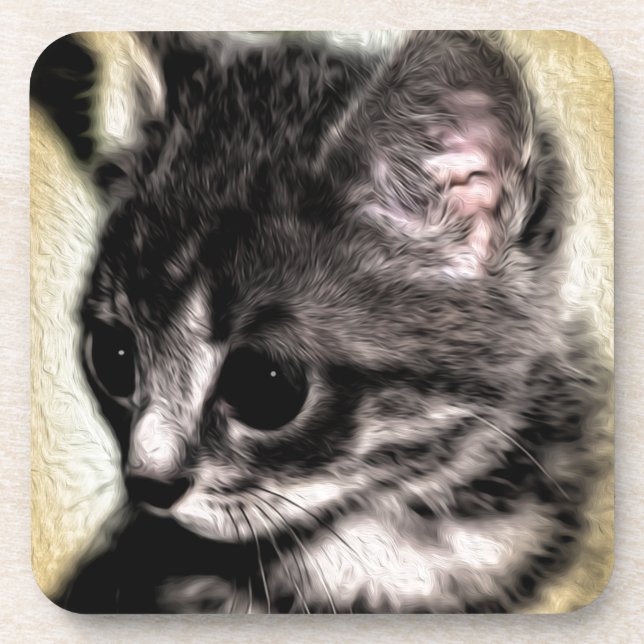 Porta-copo Tabby Kitten (Frente)