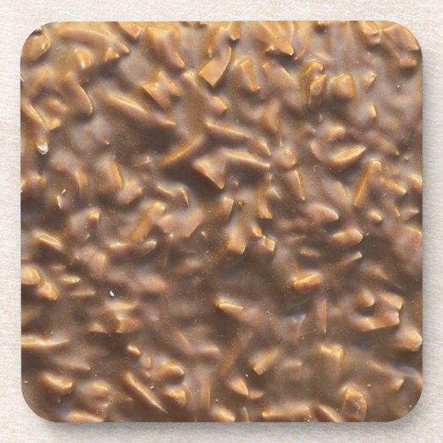 Porta-copo Tablete de Chocolate Maluco com Nozes (Frente)