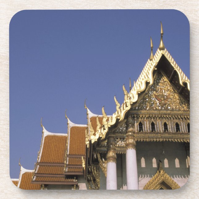 Porta-copo Tailândia, Bangkok. O sol da manhã reflete sobre (Frente)