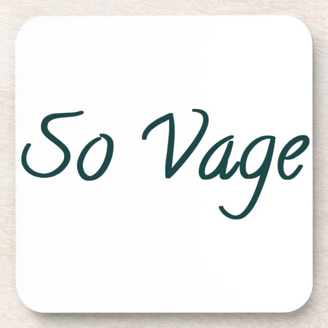 Porta-copo tão vago (Frente)