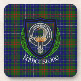 Porta-copo Tartan e Brasão do Clã Escocês Edmonstone