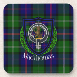 Porta-copo Tartan e Brasão do Clã Escocês MacThomas