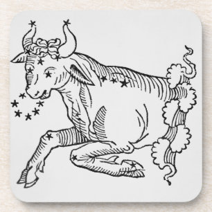 Porta-copo Taurus (Bull) uma ilustração 'do poético