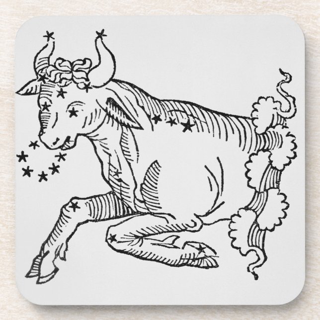 Porta-copo Taurus (Bull) uma ilustração 'do poético (Frente)