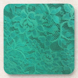 Porta-copo Teal Lace