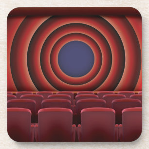 Porta-copo Teatro de Cinema de Filme Antigo