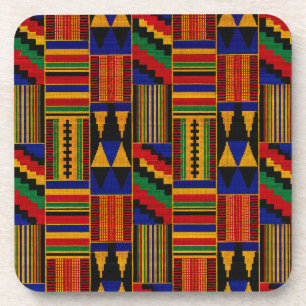 Porta-copo Tecido Kente Estilo Africano
