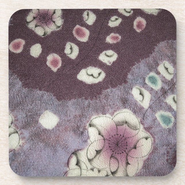 Porta-copo Tecido Kimono Púrpura doce (Frente)