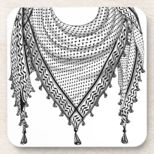 Porta-copo Tecido Tradicional do Keffiyeh Scarf Palestino