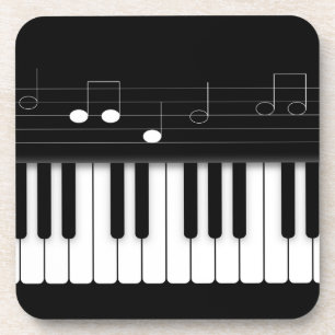 Porta-copo Teclado de piano