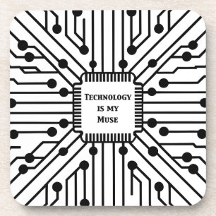 Porta-copo Tecnologia é o meu uso