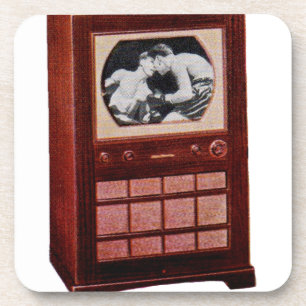 Porta-copo televisão por boxe de radiodifusão de 1951