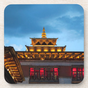Porta-copo Telhado Dzong Budista