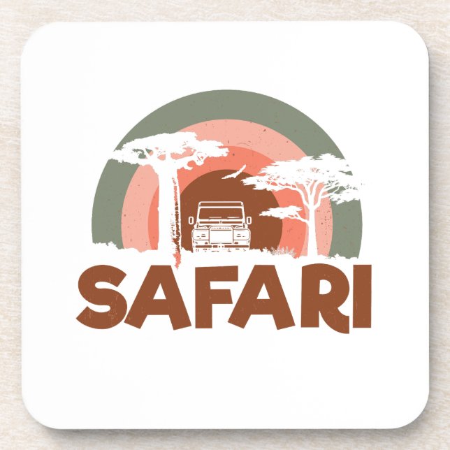 Porta-copo Tema África Safari (Frente)