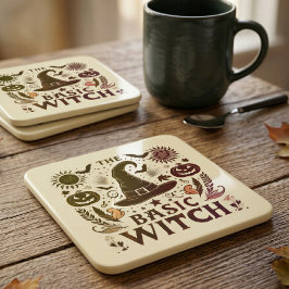Porta-copo Tema de Halloween Vintage Witchcore