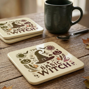 Porta-copo Tema de Halloween Vintage Witchcore