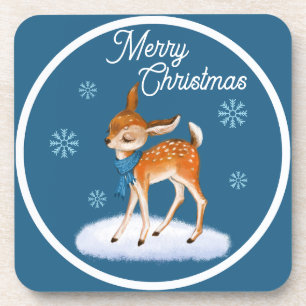 Porta-copo Tema de Natal de cervos
