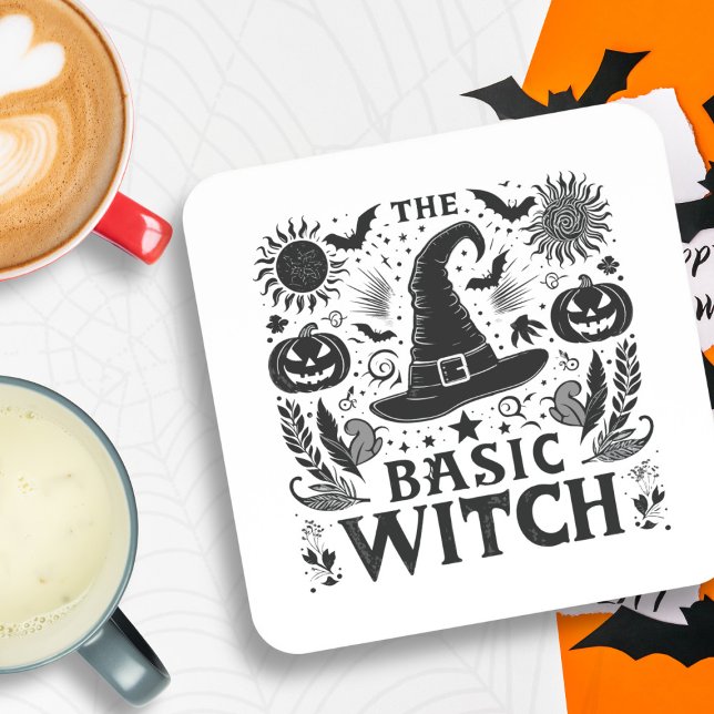 Porta-copo Tema do Dia das Bruxas Negras Modernas de Cottagec (Criador carregado)