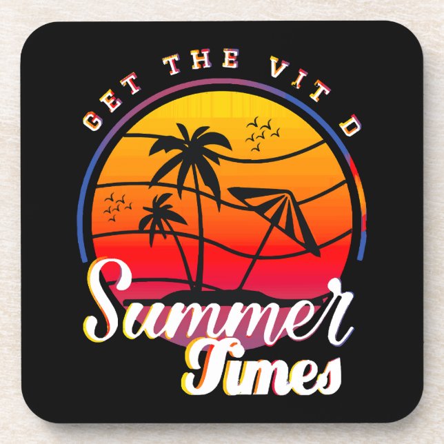 Porta-copo Tempos de Verão (Frente)