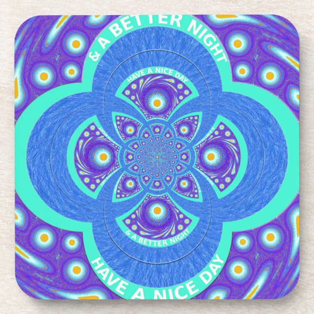 Porta-copo Tenha um dia mais agradável (Frente)