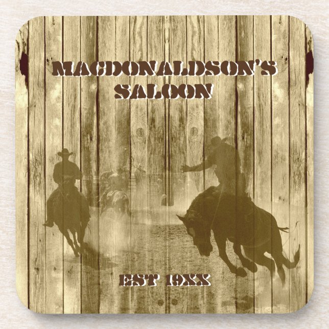 Porta-copo Termo do rancho do cowboy oeste do País (Frente)