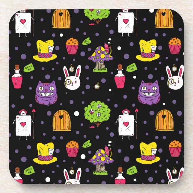 Porta-copo terra natalina negra (Frente)