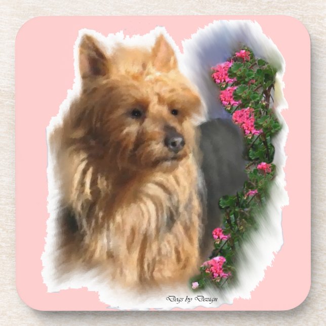 Porta-copo Terrier Art australiano (Frente)