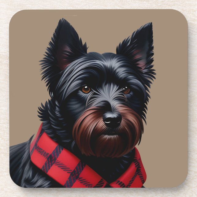 Porta-copo Terrier Escocês (Frente)