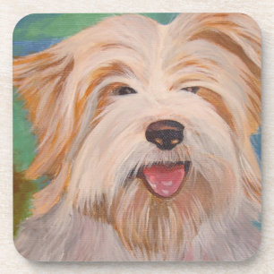 Porta-copo Terrier Retrato Pet Dog Art