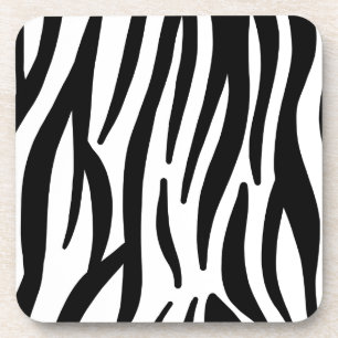 Porta-copo Teste padrão animal da zebra do impressão