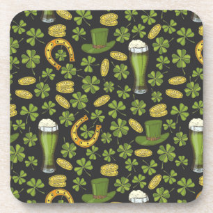 Porta-copo Teste padrão do dia de St Patrick