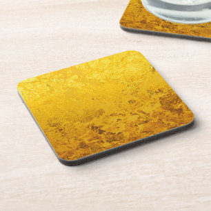 Porta-copo Teste padrão do OURO/folha de ouro PUROS
