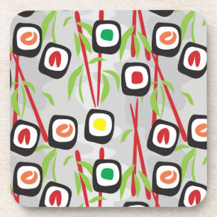 Porta-copo Teste padrão do sushi