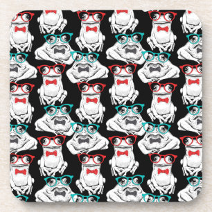 Porta-copo Teste padrão dos vidros do sapo