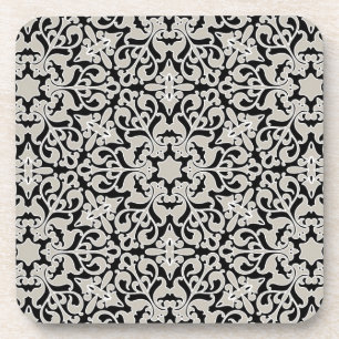 Porta-copo Teste padrão floral árabe